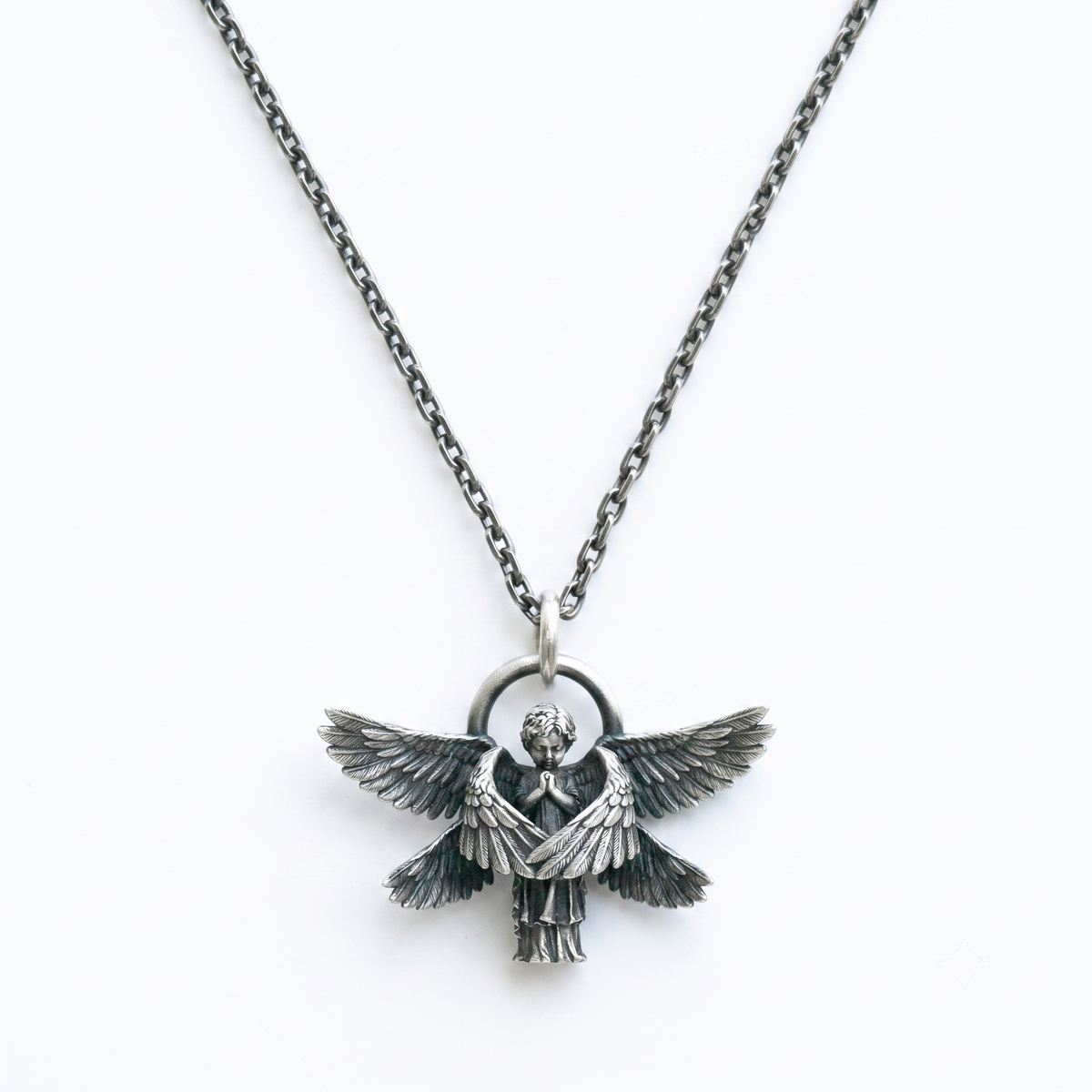 "Praying Angel" chain + pendant