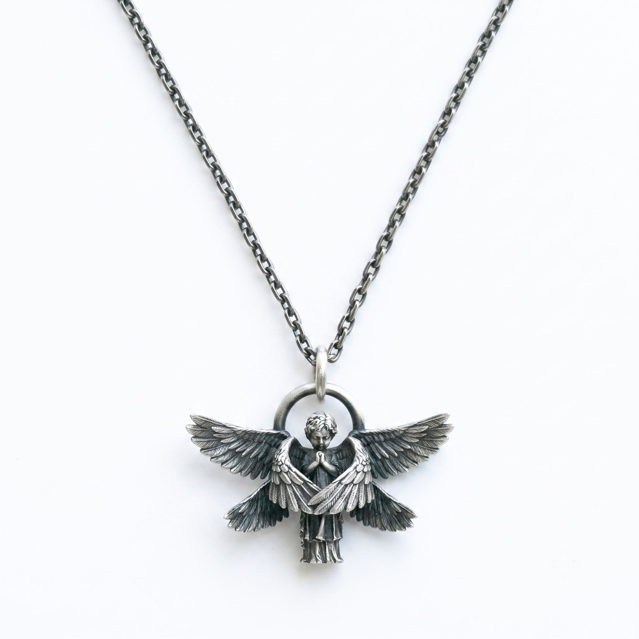 "Praying Angel" chain + pendant