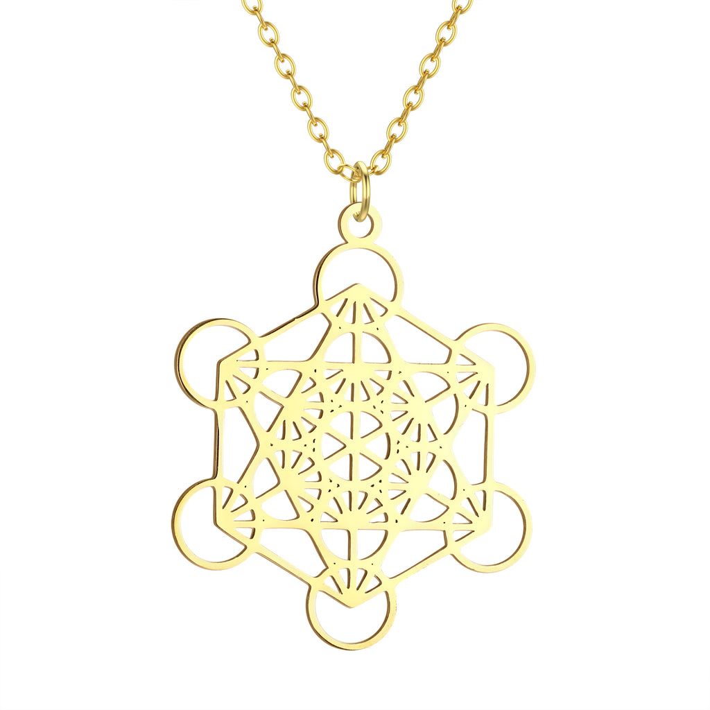 "Cubo de Matratron" chain + pendant