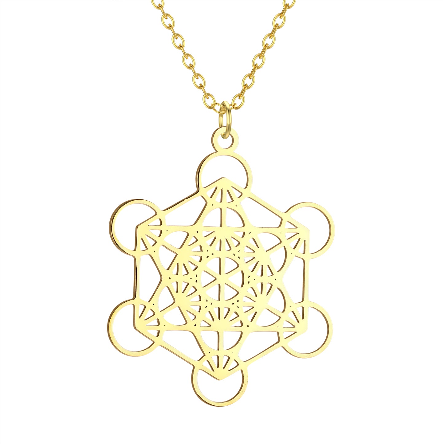 "Cubo de Metratron" chain + pendant