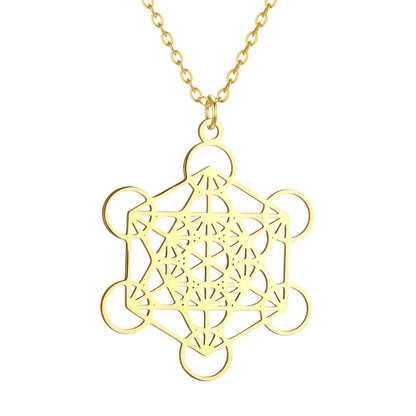 "Cubo de Metratron" chain + pendant