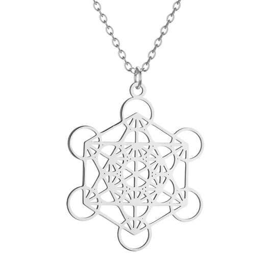 "Cubo de Matratron" chain + pendant