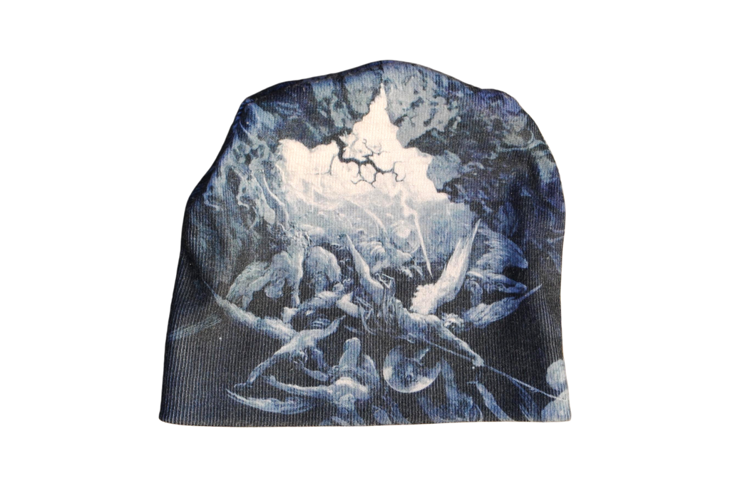 "Fall of Satan" Black Beanie