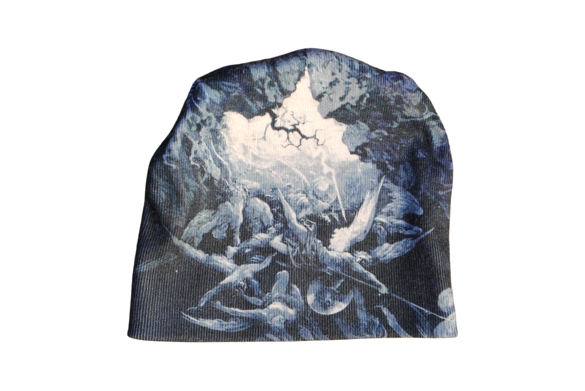 "Fall of Satan" Black Beanie