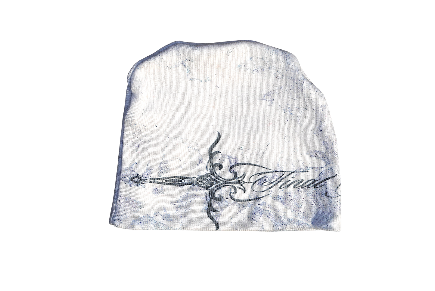 White Final Judgement Beanie